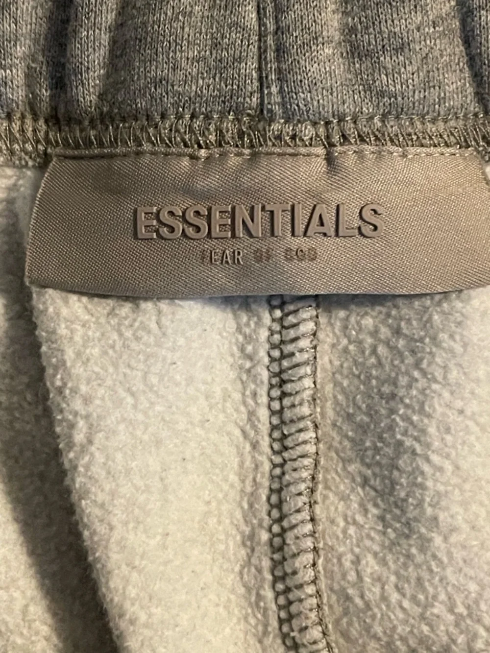 Fear of God Essentials Dark Oatmeal Gray Sweatpants Joggers Size XL